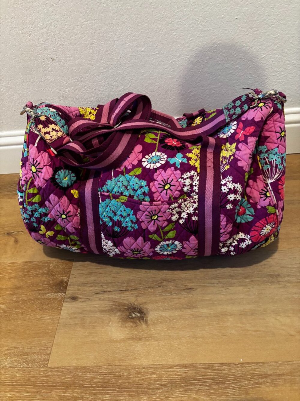 Vera Bradley Flutterby Large Duffel Bag